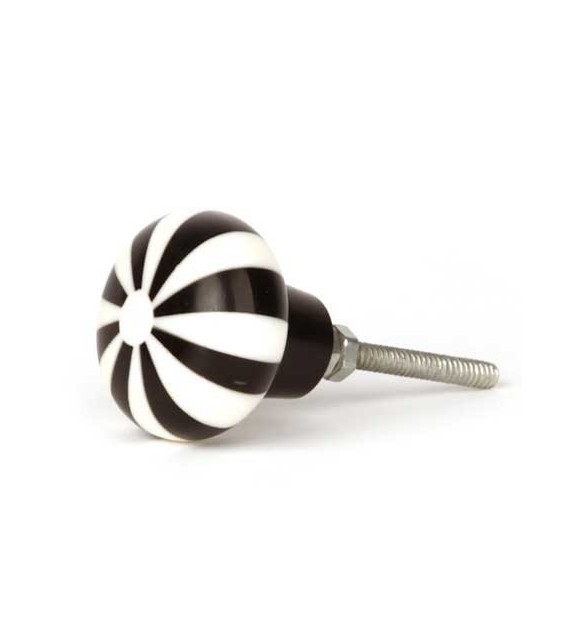 Bouton de meuble Bonbon Rose, Rouge et Noir - Boutons Mandarine