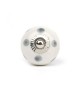 Bouton de meuble en porcelaine blanche à pois colorés - Boutons Mandarine