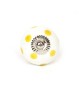Bouton de meuble en porcelaine blanche à pois colorés - Boutons Mandarine