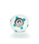 Bouton de meuble en porcelaine blanche à pois colorés - Boutons Mandarine