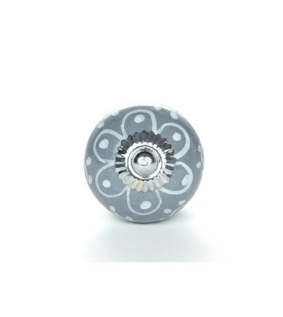 Bouton de meuble SunFlowers en porcelaine - Boutons Mandarine