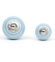 Bouton de meuble en porcelaine à pois blancs – plusieurs coloris - Boutons Mandarine