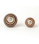 Bouton de meuble en porcelaine à pois blancs – plusieurs coloris - Boutons Mandarine