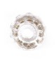 Bouton de meuble en verre transparent forme diamant - Boutons Mandarine