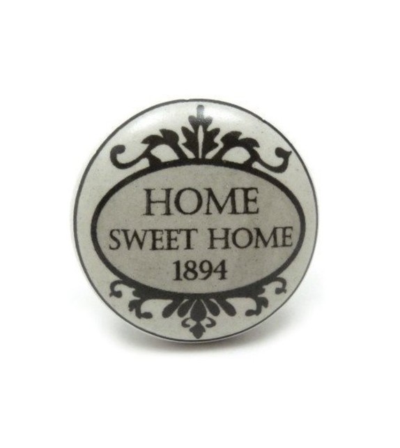 Bouton de meuble Home Sweet Home 1894 - Boutons Mandarine