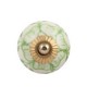 Bouton de meuble Fleur Nina en porcelaine - Boutons Mandarine