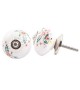 Bouton de meuble Aquarelle Mademoiselle en porcelaine - Boutons Mandarine