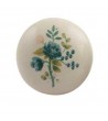Bouton de meuble Bouquet de Fleur Aquarelle en porcelaine