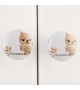 Bouton de meuble Hibou sur une branche enfant en porcelaine - Boutons Mandarine