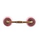 Poignée de meuble en porcelaine rosace arabesque - Boutons Mandarine