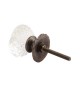 Bouton de meuble en verre Sophia - Boutons Mandarine