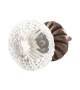 Bouton de meuble en verre Sophia - Boutons Mandarine