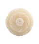 Petit bouton de meuble en os en forme de Fleur n°2 - Boutons Mandarine