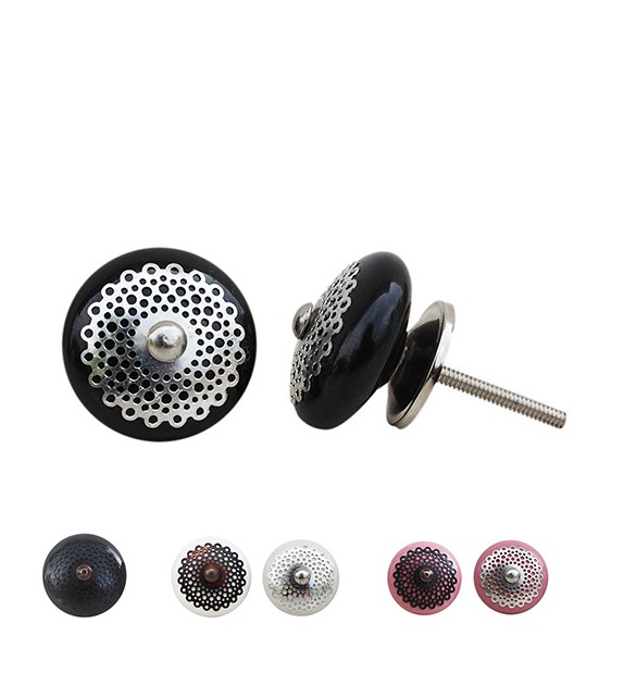 Ikea SKRUVSHULT 805.074.82 Lot De 2 Boutons D'armoire De Cuisine Anthracite 18 Mm