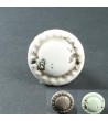 Bouton de meuble Lubéron rond en porcelaine