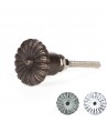 Bouton de meuble en fonte Petite Fleur