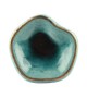 Gros bouton de meuble Pigment lagon bleu en porcelaine - Boutons Mandarine