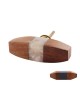 Gros bouton de meuble Gilli en bois - Boutons Mandarine