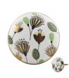 Bouton de meuble porcelaine motif Champêtre