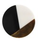 Bouton de meuble Graphique Vintage noir et blanc rond - Boutons Mandarine