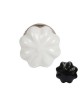 Petit bouton de meuble en porcelaine forme médaillon - Boutons Mandarine