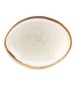 Bouton de meuble en porcelaine ovale givré Kaïs - Boutons Mandarine