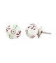 12 Boutons de meubles Verts - Boutons Mandarine