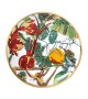 Bouton de meuble en porcelaine motif tropical animaux et fruit exotique - Boutons Mandarine