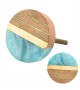 Bouton de meuble bleu et or en bois et résine Liam - Boutons Mandarine