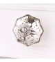 Bouton de meuble en verre Shabby or ou argent - Boutons Mandarine