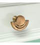 Bouton de meuble en métal bronze décoratif pour cuisine Twin - Boutons Mandarine