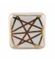 Bouton de meuble en porcelaine or Ada - Boutons Mandarine
