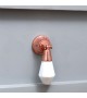 Bouton de meuble pendant larme en pierre blanche Laé - Boutons Mandarine