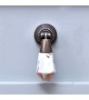Bouton de meuble pendant larme en pierre marbré