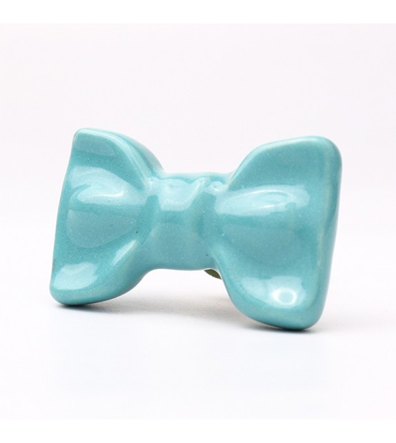 Bouton de meuble en porcelaine Nœud - Boutons Mandarine