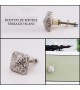 Bouton de meuble en Terrazzo pierre blanche - Boutons Mandarine
