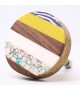 Bouton de meuble original en résine et bois multicolore - Boutons Mandarine