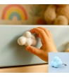 Bouton de meuble nuage en porcelaine poignée de tiroir chambre enfant