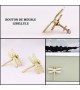 Bouton de meuble Libellule en métal doré – poignée décorative - Boutons Mandarine